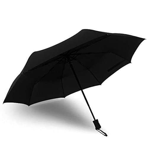 Travel Brolly - Umbrella with Windproof Design Compact Lightweight Durable with Auto Open & Close Feature Convenient for Travelers or Professionals - Great for Men or Women - Satisfaction Guarantee