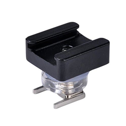 Micnova MQ-HC01 DV Mini Cold Shoe Mount Adapter for Canon 5D Mark II 7D 60D LCD Monitor Microphone LED Light