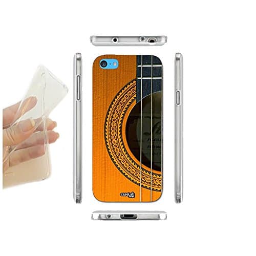 SLIM CASE COVER CASSA CHITARRA FOR IPHONE 5C TPU