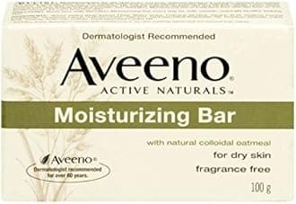 Aveeno Moisturizing Bar with Natural Colloidal Oatmeal for Dry Skin, Fragrance...