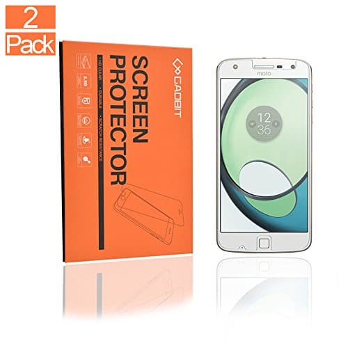 [2 Pack] Moto Z play (5.5inch) Screen Protector,GAOBIT Tempered Glass Screen Protector for Motorola Z play with [2.5D Round Edge] [9H Hardness] [Crystal Clear] [Scratch Resist] [No-Bubble Installation]