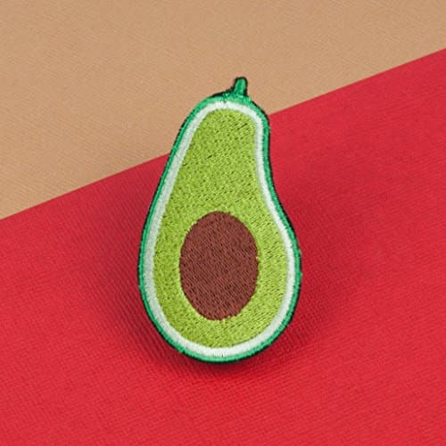 Avocado iron on patch / vegan / patches / vegan gift / embroidery / patch / enamel pin / pin / embroidered patch / back patch / patches for jackets / badge / applique / embroidered / feminist patch / punk patches / iron on patches / punk patch / band patches / backpatch / patches iron on / appliques / sew on patch / jacket patch