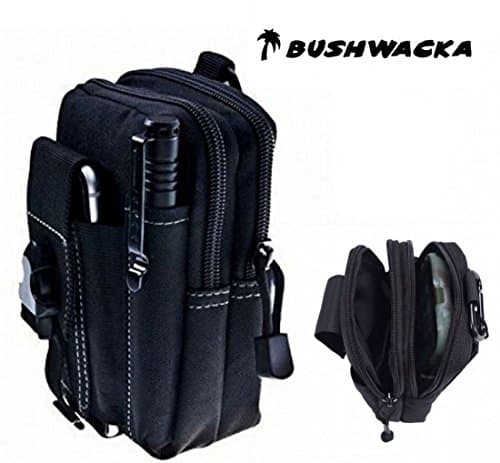 ARUNDEL SERVICES EU Bushwacka Tactical Pouch Smartphone Holster Security Pack Belt Bag Carry Accessory Kit Pouch Belt Loops Waist Bag