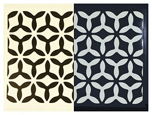 Safe-Tee 'PROPELLERS' A4 Sheet - Reflective Helmet Stickers - 7 Colours (Silver / White)