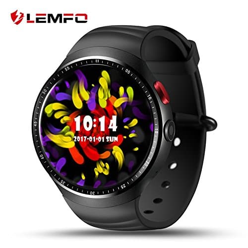 LEMFO LES1 1.39 Inch AMOLED Touch Screen Smart Watch GPS Navigation 2.0MP HD Camera Smart Health Watch Best Gift