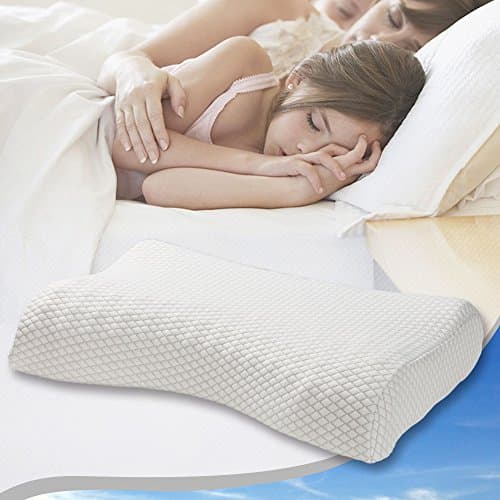 Contour Memory Foam Pillow Neck Cervical Bed Pillows for Sleeping ,Hypoallergenic