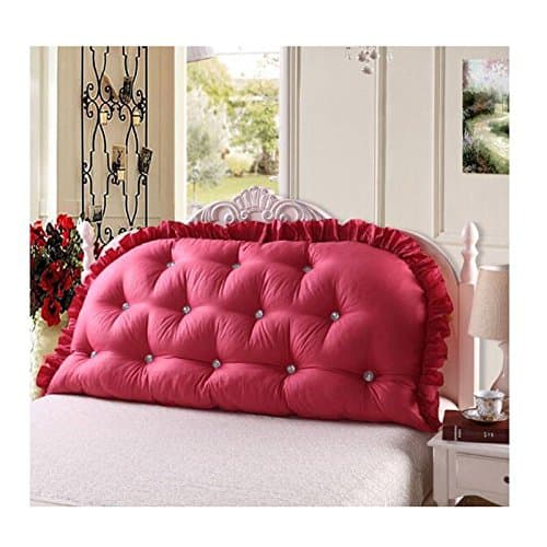 Whole Cotton Bedside Cushion ( Color : Red )