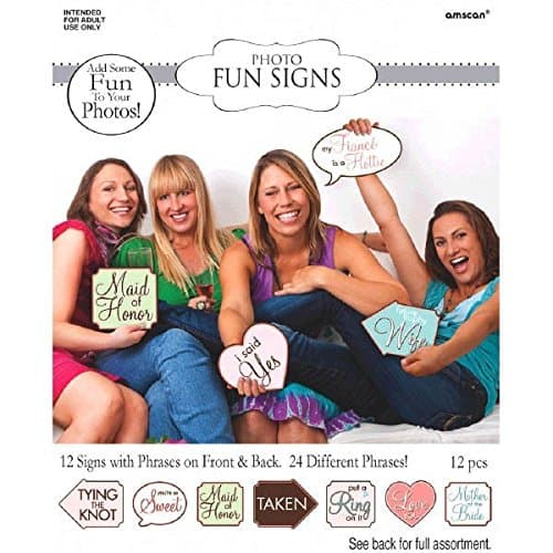 Bridal Shower Signs Game 12ct