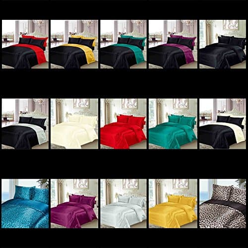 2-PC NEW STANDARD SILKY SATIN LUXURY PILLOW CASE AVAILABLE DIFFERENT COLOURS (Gold)