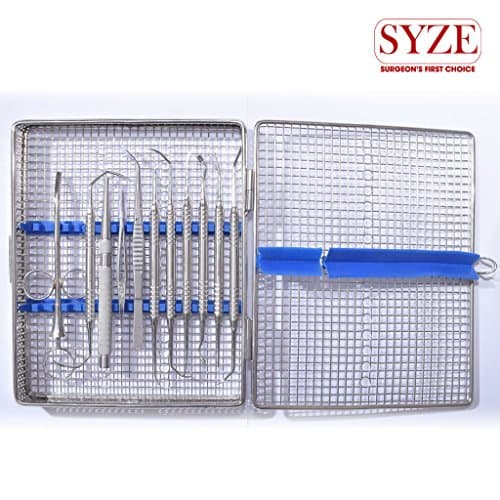 11X Bone Grafting Syringe Scissors Curettes Tissue Grafting Periosteal Elevators