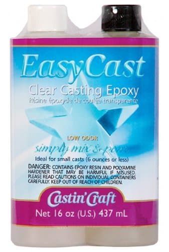 Castin' Craft Easycast Clear Casting Epoxy - 16 Oz. - Castin' Craft Easycast Clear Casting Epoxy - 16 Oz. Clear Casting Epoxy Is Usable For Small Casts. Mix The 2 Bottles And Pour And Cast Your Own D by WASX
