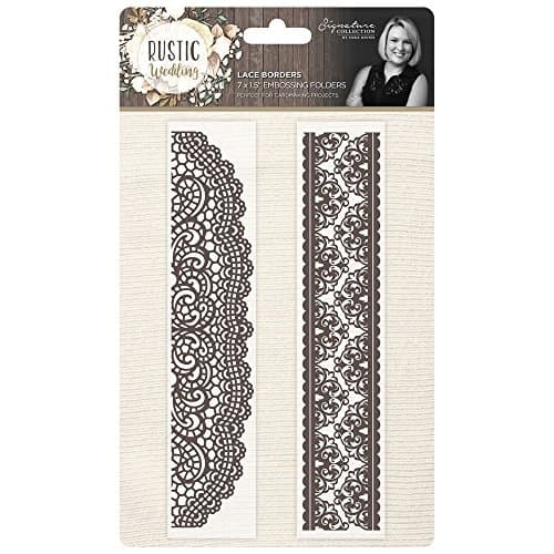 Sara Davies Rustic Wedding Signature Collection Embossing Folder - Lace Borders