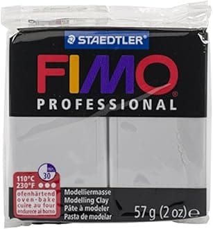 Staedtler EF8005-80 Fimo Professional Soft Polymer Clay, 2 oz, Dolphin Grey