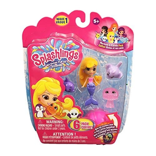Splashlings Wave 1 Toy Figure (6 Pack) Style 17 by Splashlings