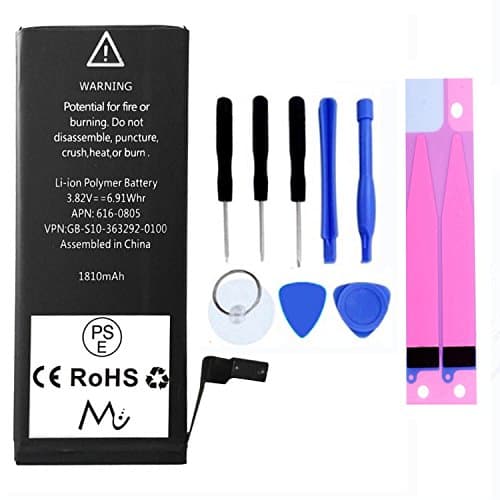 MORCOO Replacement Battery Model iPhone 6 - Repair Kit with Battery, Adhesive, Tools