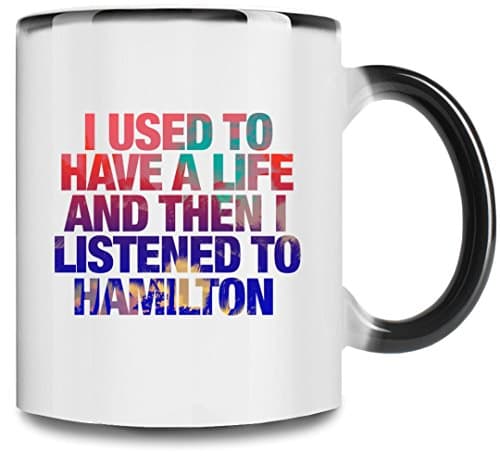 Hamilton Premium Full Color Changing Mug| 11Oz|Drink W/ Style In Our Unique Color Changing Mug| High Quality Ceramic W/ Glossy Finish