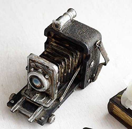 Ornamentesd Retro Camera Model Resin Window Display Decorative Gift Decoration Photography Road Cafe,B