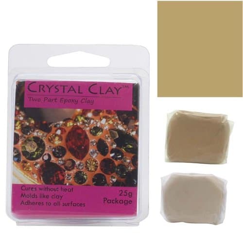 Crystal Clay 2-Part Epoxy Clay Kit 'Latte' 25 Grams
