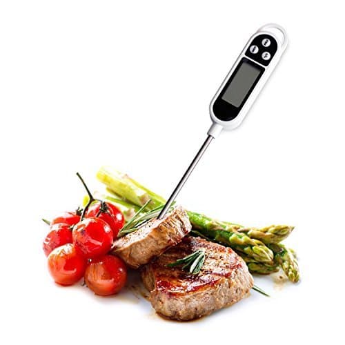 Geatex First Choice Chef Cooking Thermometer - Instant Read - Best Digital Thermometer for Meat, Poultry, BBQ and Candy - Lifetime Guarantee