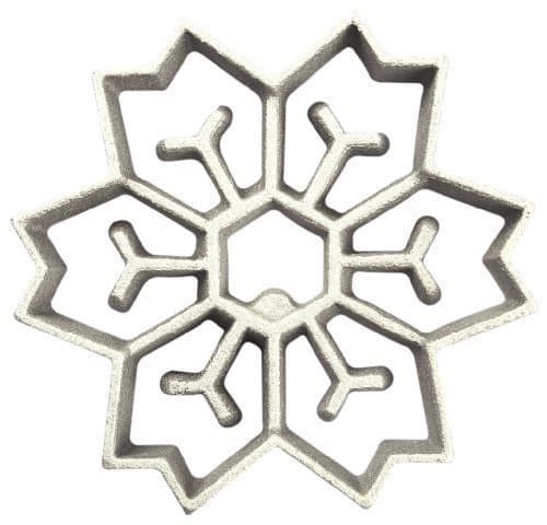 Kitchen Supply 7131 Rosette Iron, 2-in-1 Snowflake by Kitchen Supply