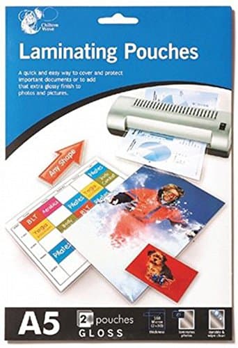 A5 Laminating Laminator Pouches Sleeves Gloss Photos Documents