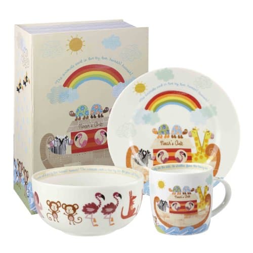 Little Rhymes - Noah's Ark 3 Piece Breakfast Set