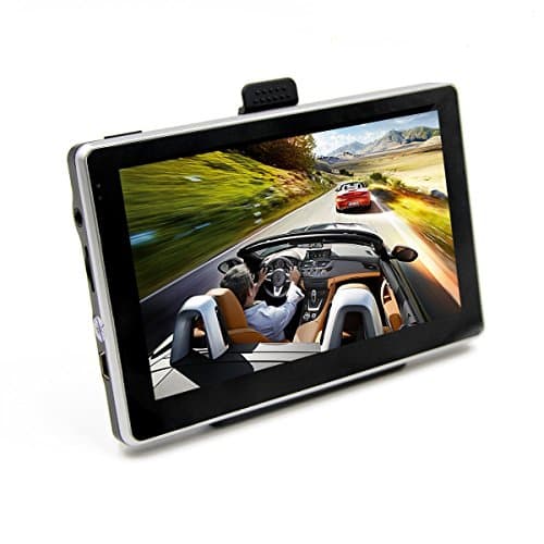 GPS Navigator, OUMAX GP50HD 5.0inch GPS Navigation System with Spoken Turn-By-Turn Directions, Preloaded full europe Maps and Speed Limit Alert Black/8GB Flash Memory/HD Display