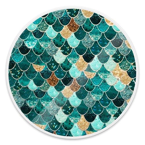 Premium Mounts and Holder, Expanding Stand Pop Grip Mount Sockets for Cell Phones,Smartphones and Tablets - Really Mermaid White