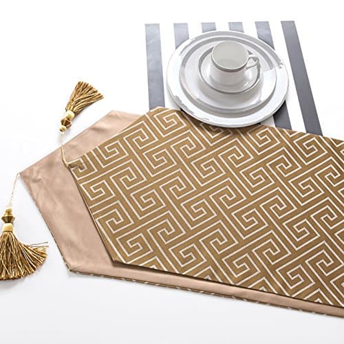 Simple and modern table flag Hotel restaurant decorated coffee table flag Bed runner-C 32x160cm(13x63inch)