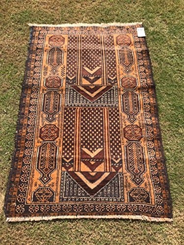 Article # 6083 Hand Made Afghan Herathi Area Rug 121 x 89 cm