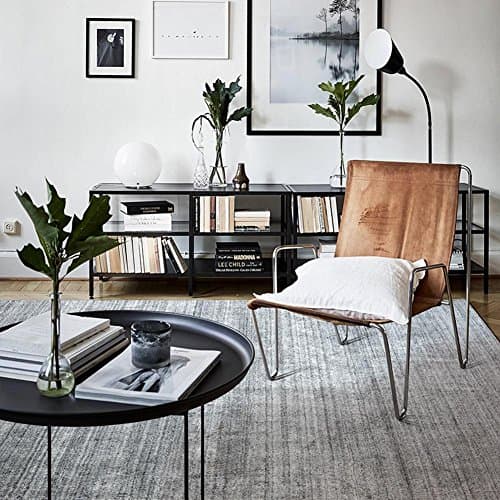 DCY Rug Modern hand-woven wool and silk carpets plain living room coffee table area rug , 300cm * 400cm , gray