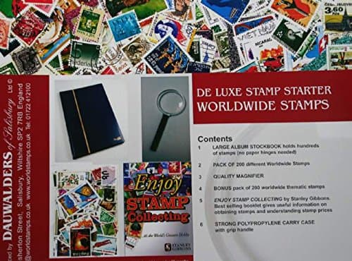 De Luxe Stamp Starter Kit. Worldwide Stamps (SSK2)