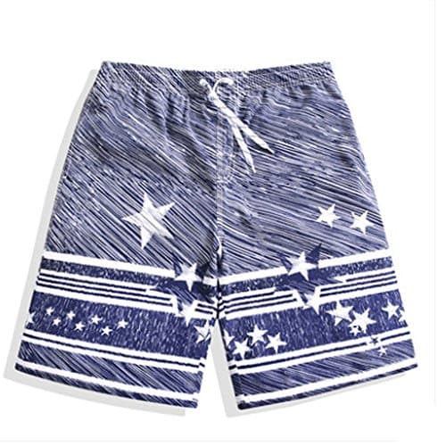 Quick dry swim trunks,Plus size beach shorts loose elastic waistband breathable lightweight swim trunks shorts swimwear for men-J S