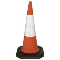 Mastercone 2-Part Motorway Traffic Cone with Sleeve - 1m