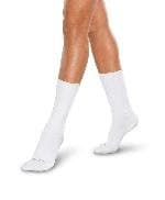 Smartknit Seamless Diabetic Socks Color White (Coolmax) Size Medium Style Mini-crew