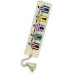 Textile Heritage Collection Cross Stitch Bookmark Kit - beach huts