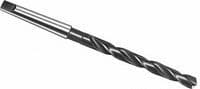 Taper Shank Drills - Standard Shank (Sizes: 2-1/64 - 4") 2-1/32" (2.0312) MT5 10-3/8" LOC x 17-3/8" OAL HS Taper Shank Drill