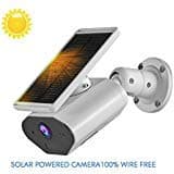 2019 New Outdoor Solar Powered Security Camera,CTVISON 2.4GHz Wifi Wireless Home Security Camera, Night Vision,Motion Detection,Rechargeable Battery, Two-Way Audio, IP66 Waterproof for Android and iOS