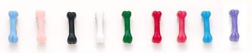 Dog Bone Barrettes Package of 9