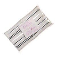 Marianna Concave Perm Rods 7/16" Long- White (3 Pack)