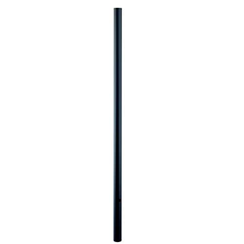 Acclaim94BK Direct Burial Lamp Posta Collection Smooth Lamp Post, 8', Matte Black