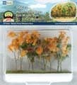 Woods Edge Trees Fall Mixed 3'' to 3.5'' HO-scale 9/pk