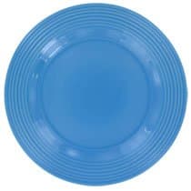 Royal Norfolk "Santa Fe" Stoneware Dinnerware Set (4 pack 10 1/2" Plates, Peacock Blue)