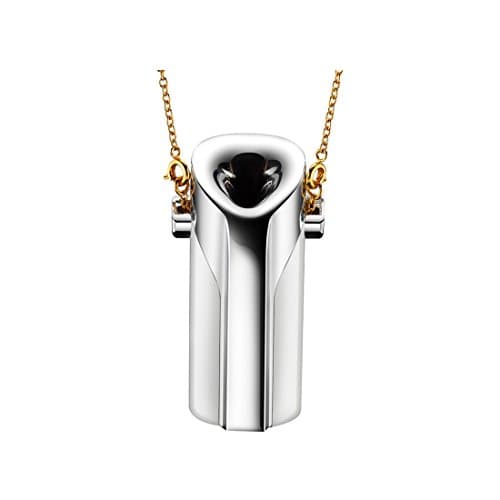 Wearable Mini Personal Air Purifier with High Anion Quantity and Long Standby Time with Silver Chain