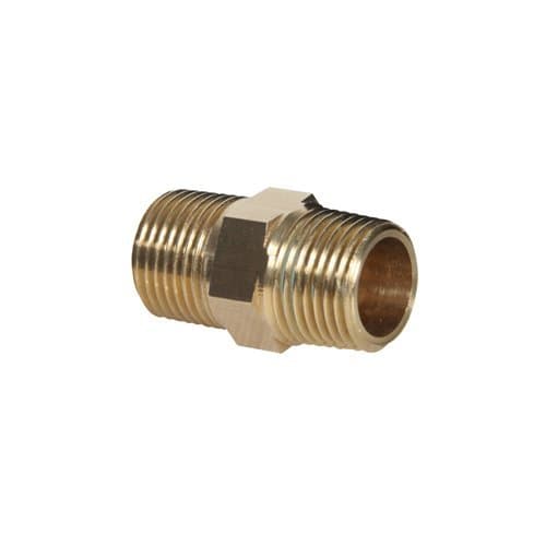 Sellerocity Air Compressor Pneumatic Connector Fitting 1/4" .25" Hex Nipple 1.38" Long
