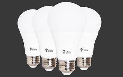 8 pack - lyfeLite Rechargeable Emergency LED Light bulb 4-5 hour Emergency Lighting 5 watt (40 watt equivalent) 450 lumens Daylight Non dimmable E26 8 pack