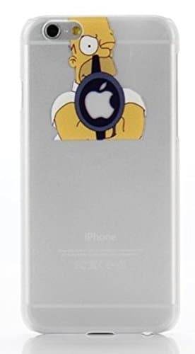 Phone Kandy® Clear Transparent TPU Ultra Thin Silicone Case & Screen Guard (iPhone 7 Plus (5.5 inch), Gun)