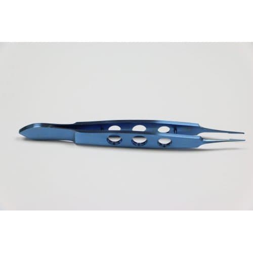 CASTROVEIJO SUTURE FORCEPS 1X2 0.12MM TEETH (Titanium)