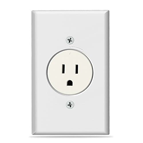 Wall Outlet,Cheeringary Twist Anti-Out Locking Design Grounding Wall AC Socket Charger Power Receptacle Plate Panel Station with for Air conditioners, Refrigerators and other High-power Electrical