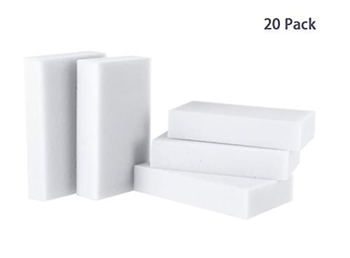 USmyth 20 Pack Durable Magic Eraser Cleaner Sponge Melamine Foam 10x6x2CM
